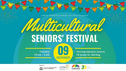 Multicultural Seniors Festival banner