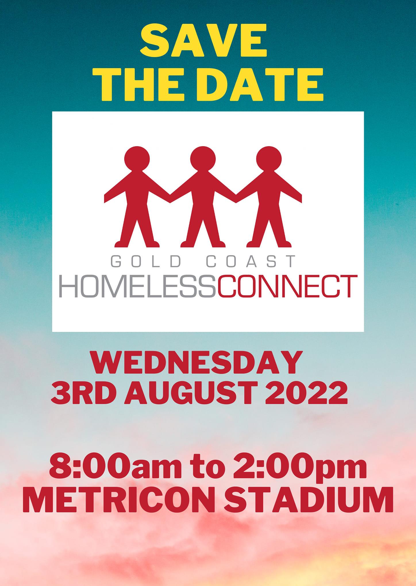 Homeless Connect Gold Coast poster