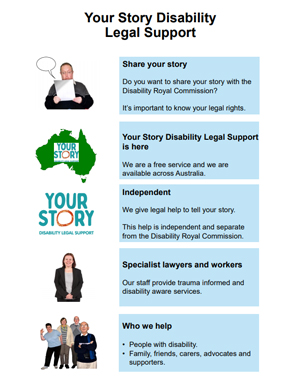 How to use Your Story Disability Legal Support - Easy English thumbnail