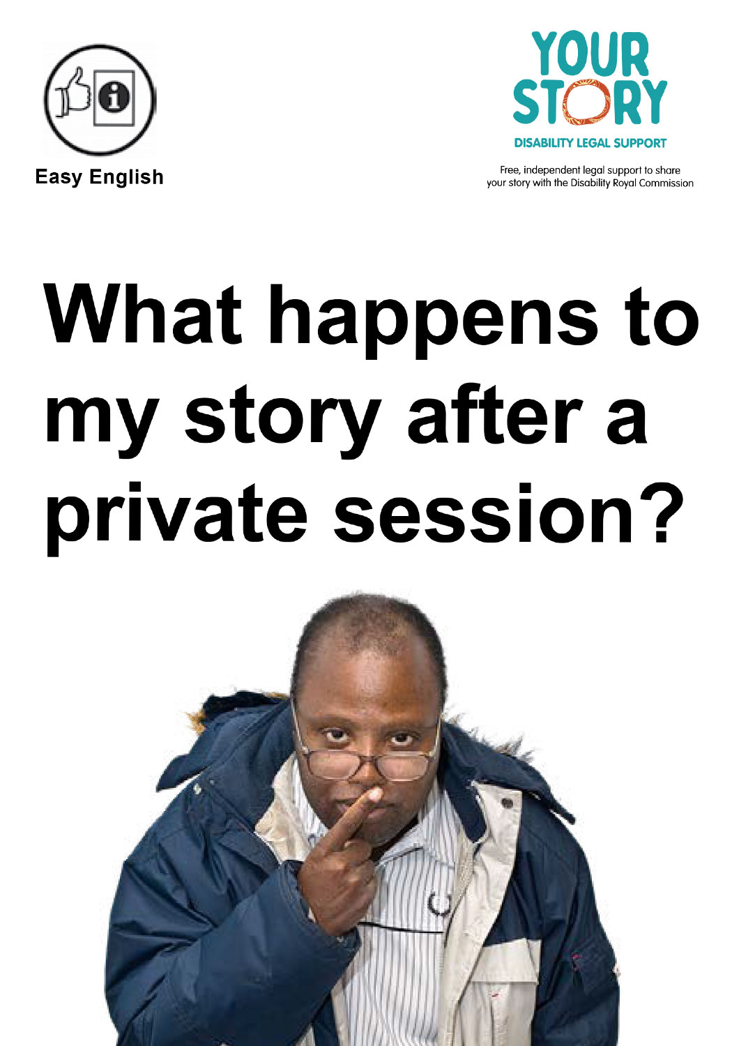 What happens to my story after a private session - Easy English thumbnail