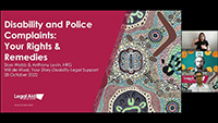 Police complaints webinar thumbnail