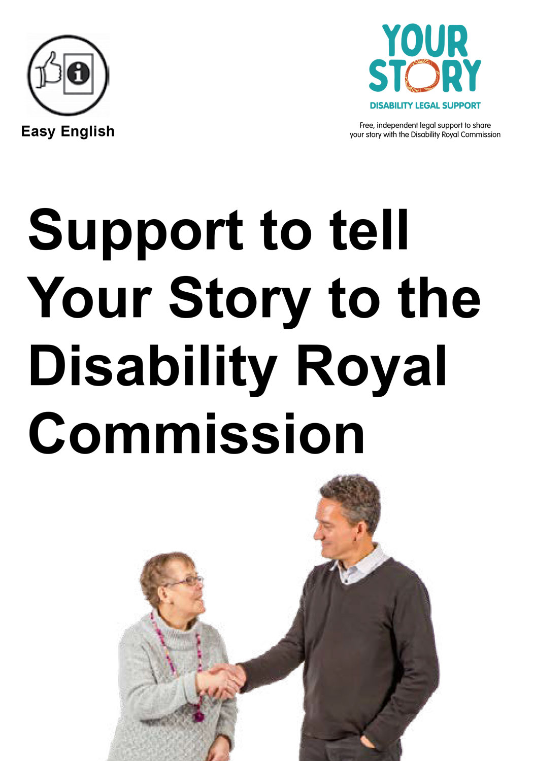 Support to tell Your Story to the Disability Royal Commission thumbnail