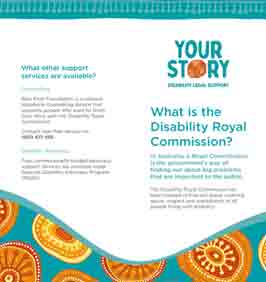 Aboriginal and Torres Strait Islander people - What is the Disability Royal Commission? Factsheet thumbnail