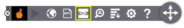 Figure 14: Screen mask icon on Browsealoud toolbar